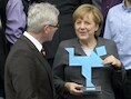 De Duitse bondskanselier Angela Merkel.