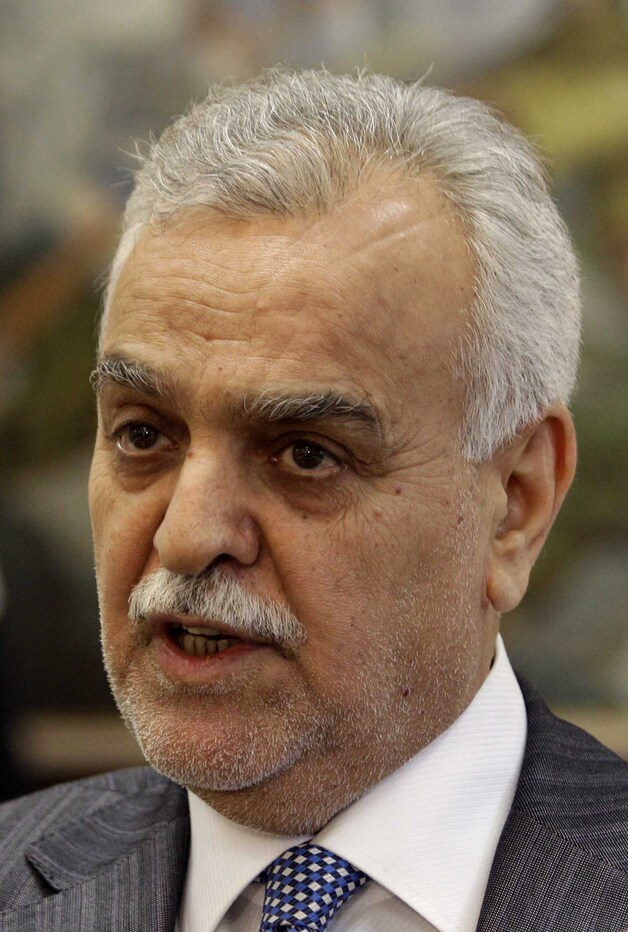 De Iraakse vicepresident Hashemi.
