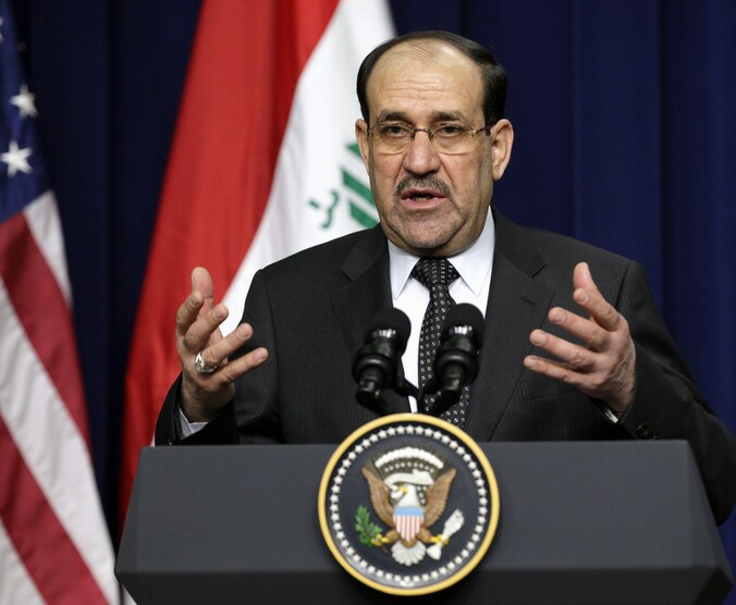 De Iraakse premier Maliki.