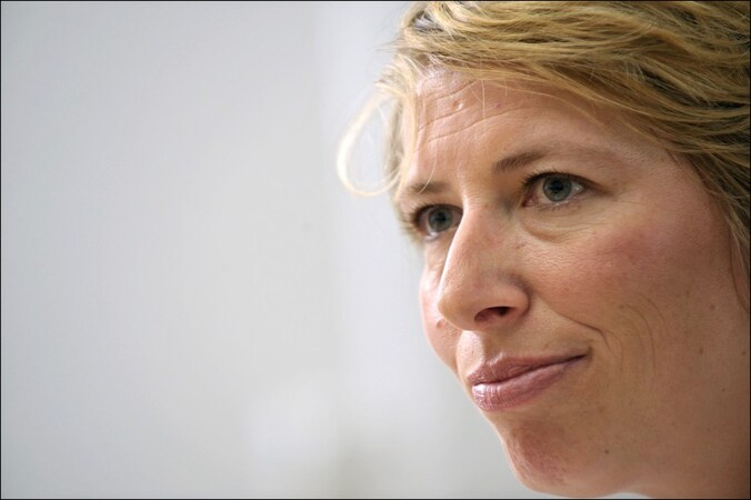 Caroline Gennez, sp.a-voorzitter.