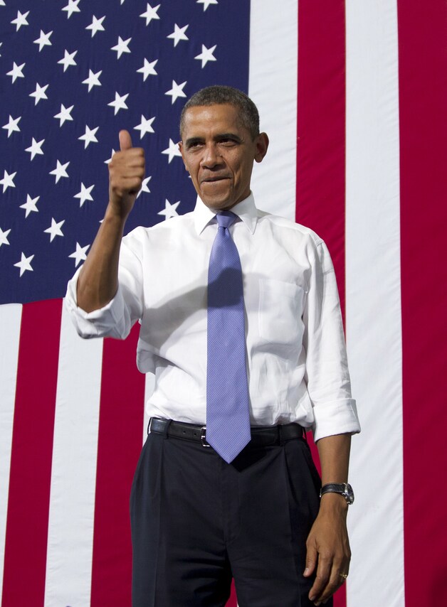 Barack Obama in Reno, Nevada.