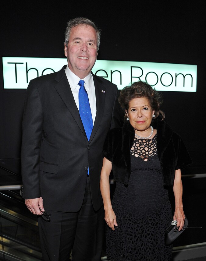 Jeb Bush met zijn echtgenote Columba.
