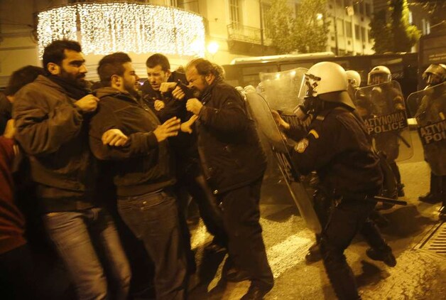 Protest in Athene.