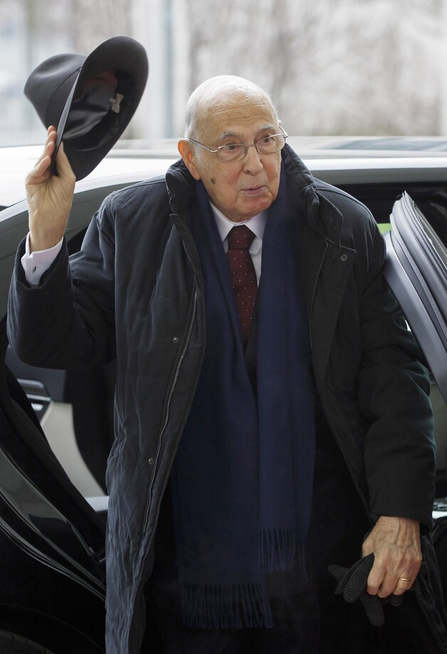 De Italiaanse president, Giorgio Napolitano.