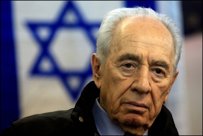 De Israëlische president Shimon Peres.