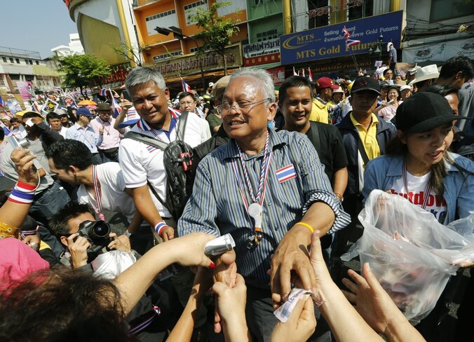 Protestleider Suthep Thaugsuban.