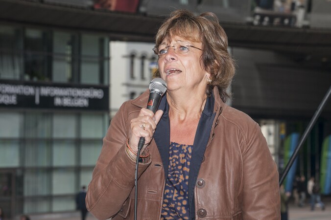 Vice-president van het Europees Parlement Isabelle Durant.