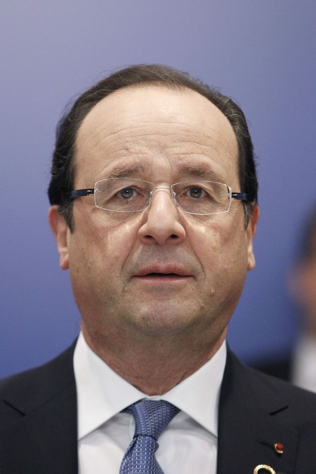 De Franse president François Hollande.