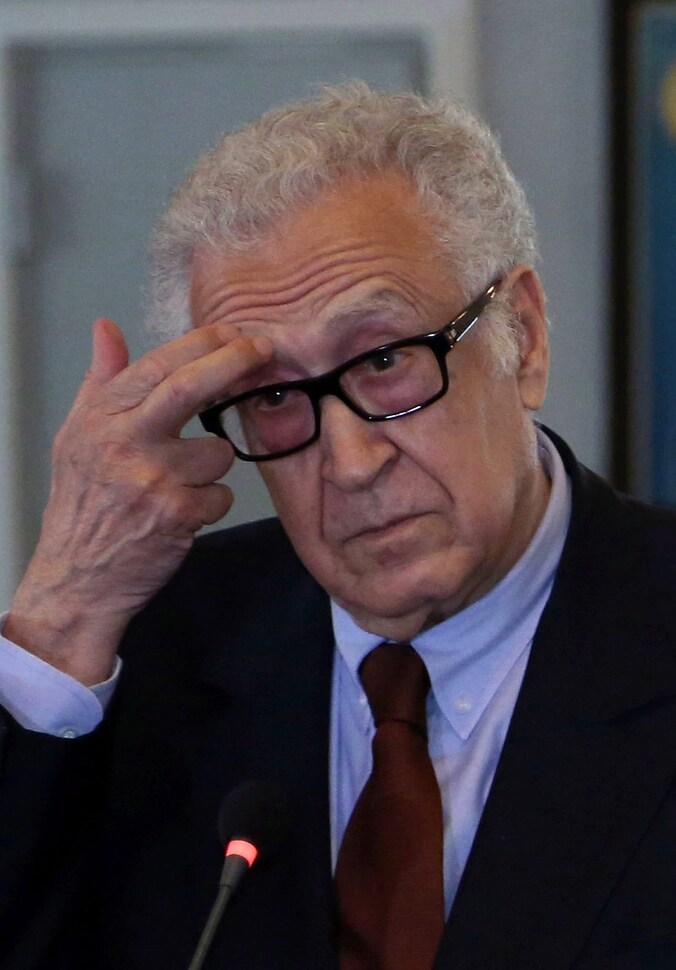 Lakhdar Brahimi, de VN-gezant voor Syrië.