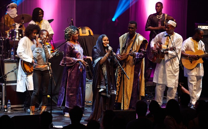 In Londen speelden verschillende bands uit Mali dit weekend voor één keer in harmonie.