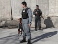 Afghaanse politieagenten in Kaboel. (archieffoto)