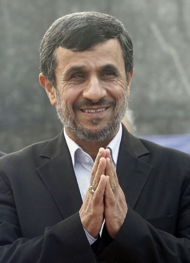 De Iraanse president Ahmadinejad.