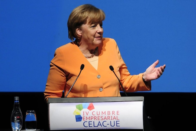 Angela Merkel.