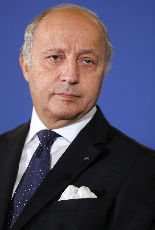 De Franse minister van Buitenlandse Zaken Laurent Fabius.