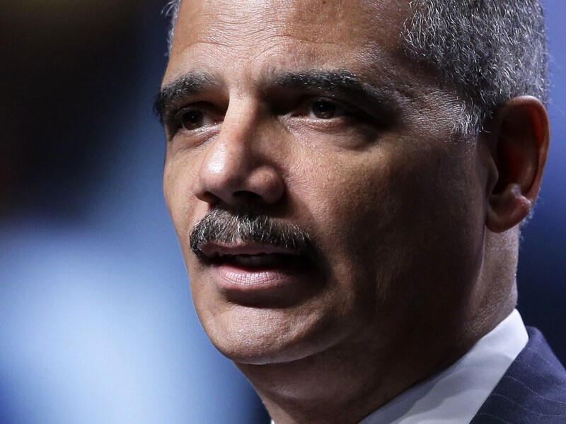 De Amerikaanse minister van Justitie Eric Holder.