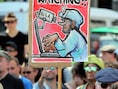 Vorige maand werd onder meer in Berlijn gedemonstreerd tegen de Amerikaanse spionagepraktijken.
