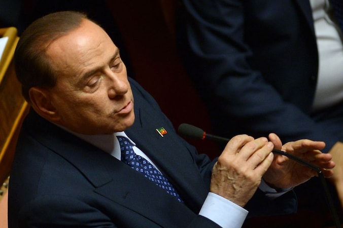 De voormalige Italiaanse premier Silvio Berlusconi.
