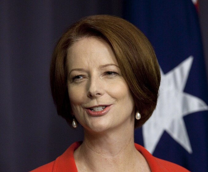 Premier Julia Gillard van Australië