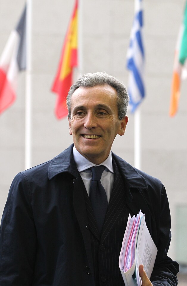 Vittorio Grilli, Italiaans minister van Financiën.