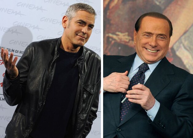 Clooney en Berlusconi hadden elkaar al eerder ontmoet.