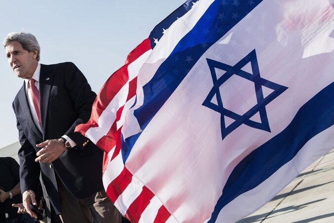 John Kerry tijdens zijn bezoek aan Israël op 6 januari van dit jaar.