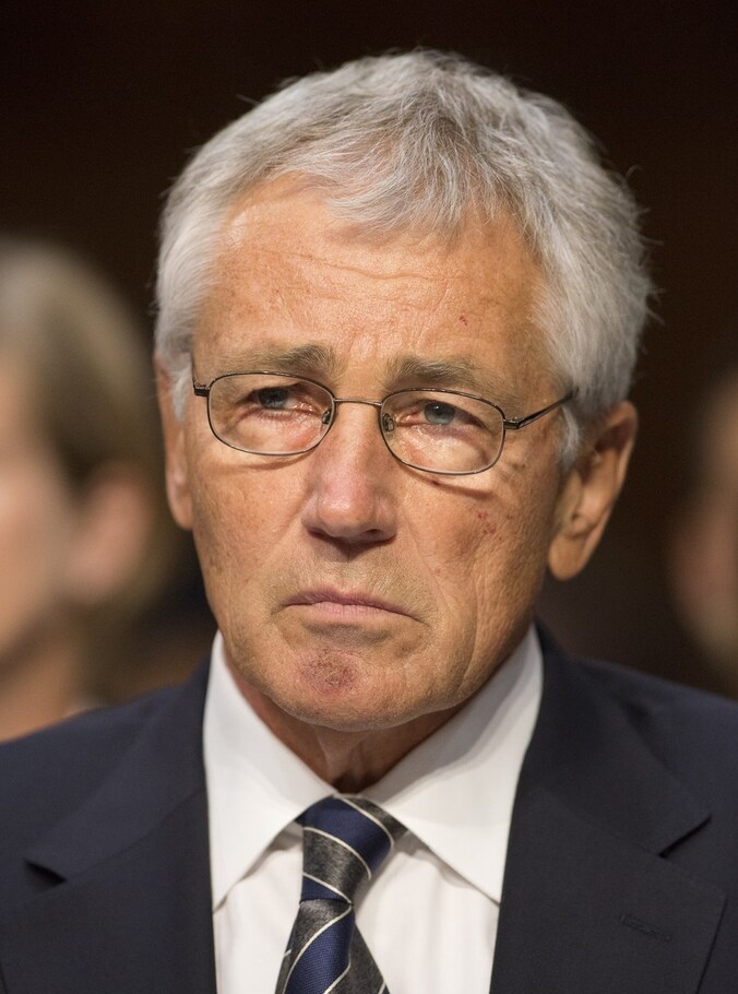 Defensieminister Chuck Hagel.