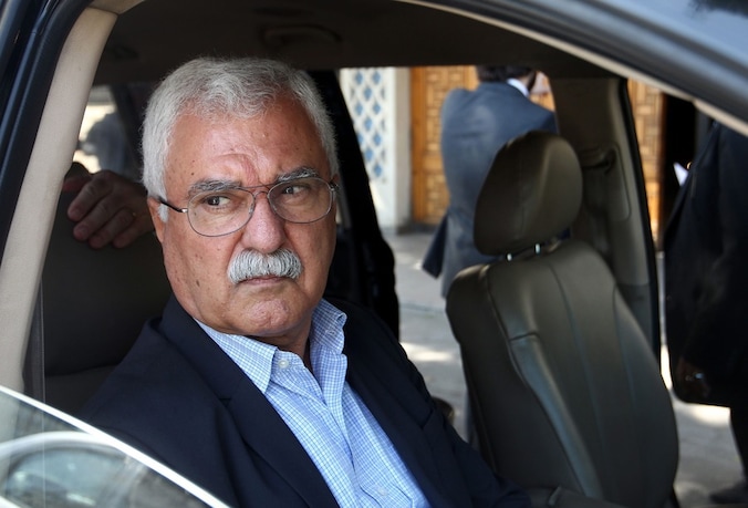De president van de Syrische Nationale Coalitie George Sabra.