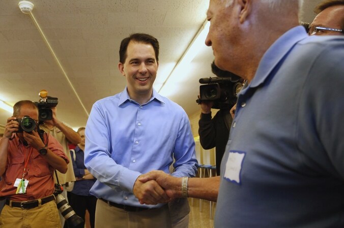 Wordt huidig gouverneur Scott Walker (Republikein) vervangen?
