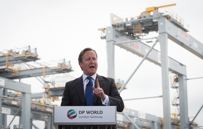 De Britse premier David Cameron.