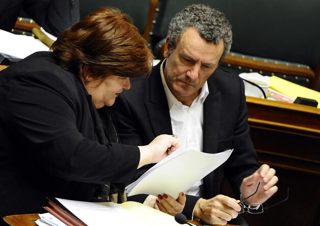 Maggie De Block met Yvan Mayeur.