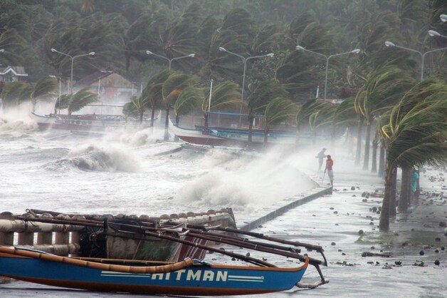Haiyan is mogelijk de grootste storm die ooit over land heeft geraasd.