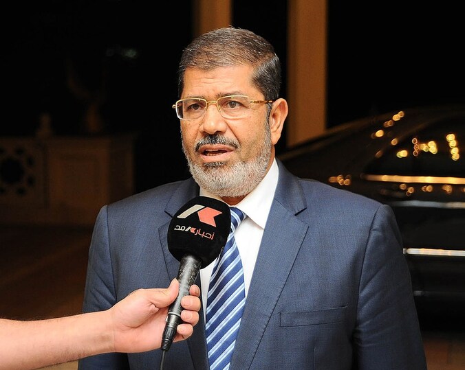De Egyptische president Mohammed Morsi.