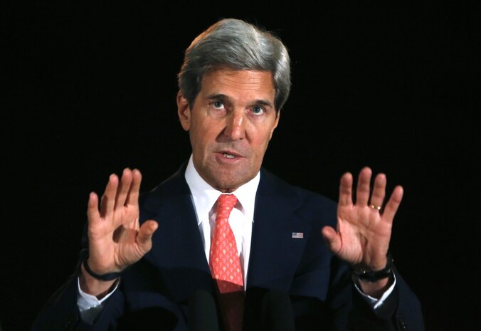 VS-minister van Buitenlandse Zaken John Kerry.