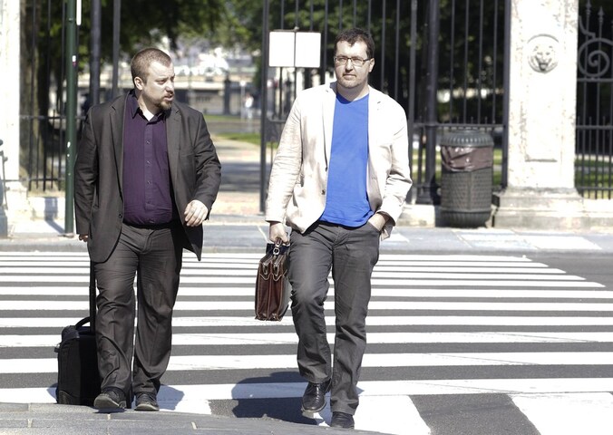 Wouter Van Besien en Anton Delbarre van Groen