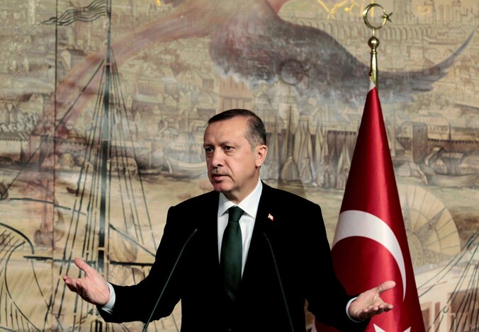 De Turkse premier Erdogan.