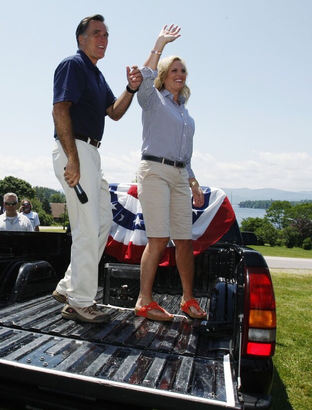 Mitt en Ann Romney.