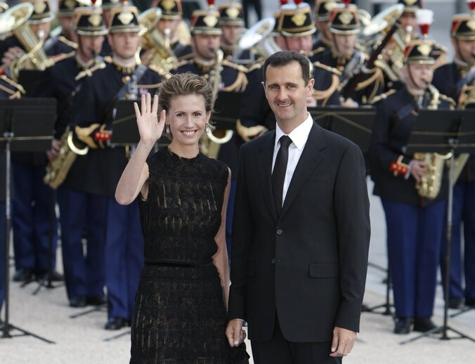 Asma en Bashar al-Assad.