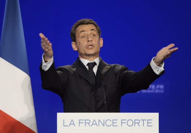 Frans president Nicolas Sarkozy.