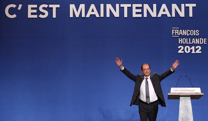 Frans presidentskandidaat Francois Hollande.