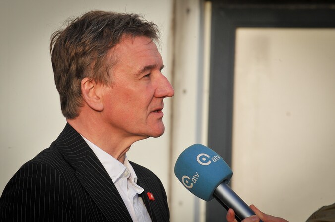 Ontslagnemend burgemeester van Antwerpen Patrick Janssens (sp.a).
