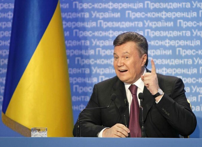 Oekraïnse president Viktor Janoekovitsj.