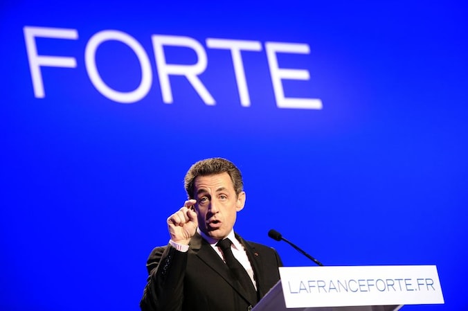 Frans president Nicolas Sarkozy