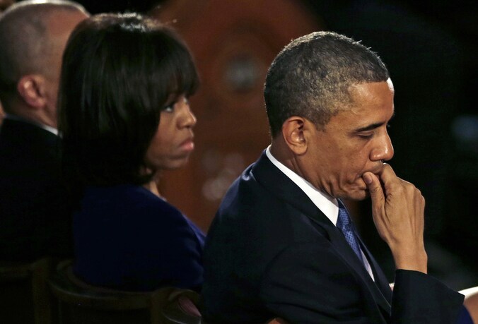 Michelle en Barack Obama.