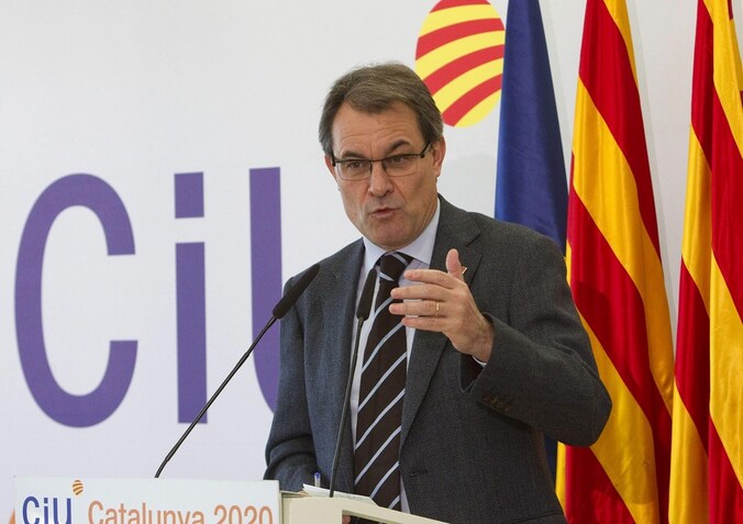 Artur Mas, de regionale president van Catalonië