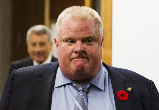 Rob Ford, de burgemeester van Toronto.