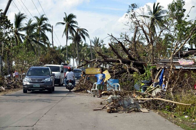 Ravage in het Noorden van Cebu.