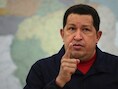 De Venezolaanse president Hugo Chavez, bondgenoot van Libië.