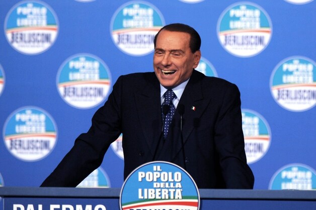 Silvio Berlusconi, leider van centrumrechts.