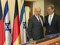 Guido Westerwelle (rechts) met de Israëlische premier Benjamin Netanyahu.