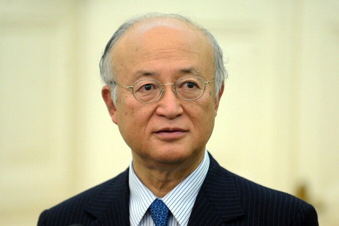 Yukiya Amano, directeur-generaal van het IAEA.